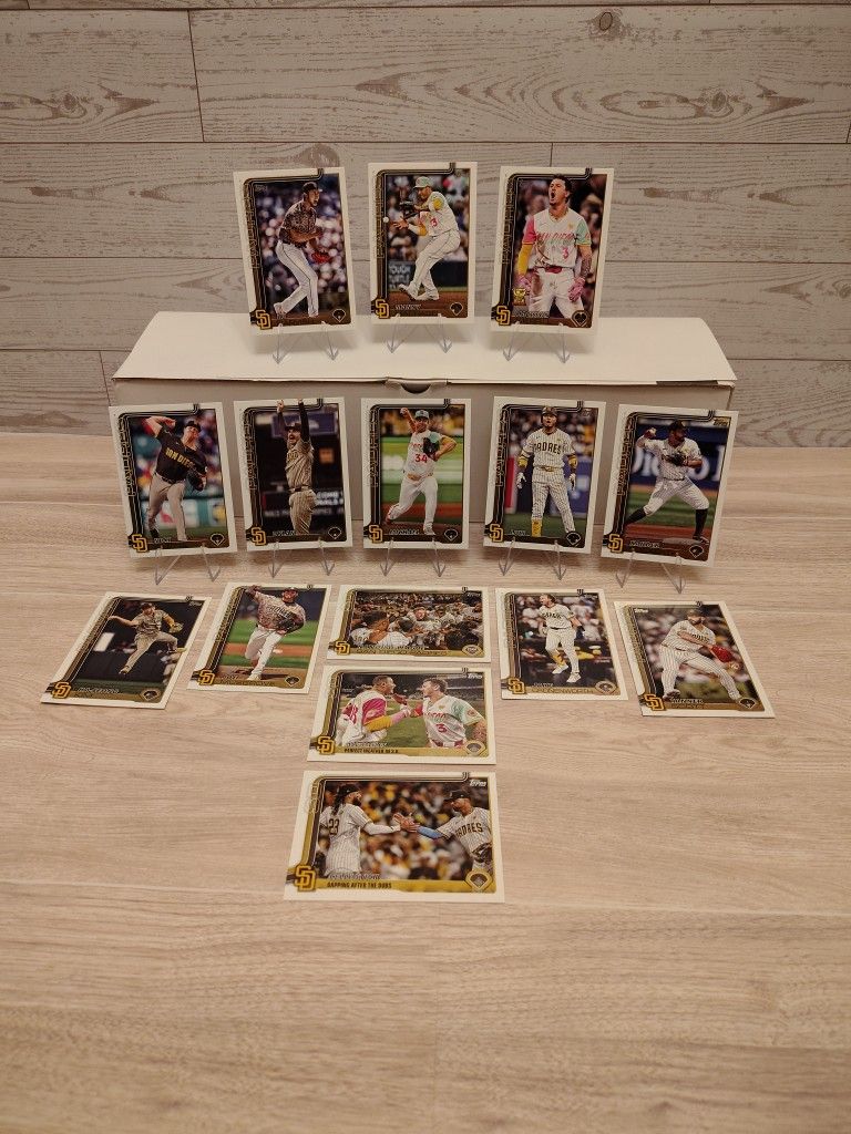 Topps 2025 Series 1 & 2 San Diego Padres Baseball Cards âš¾