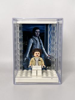 Collectible Force Pack Minifigure Display Case For Lego Star Wars Hoth Leia
