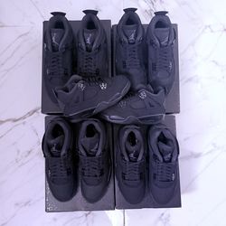 Jordan 4 Black Cat Size Below 