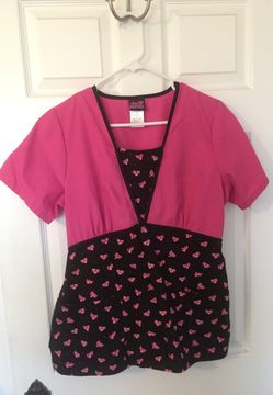 Scrub top – pink panther