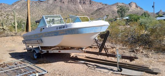 Boat Shell And Trailer