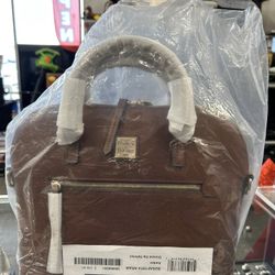 Donney & Burke Brown Dome Bag 