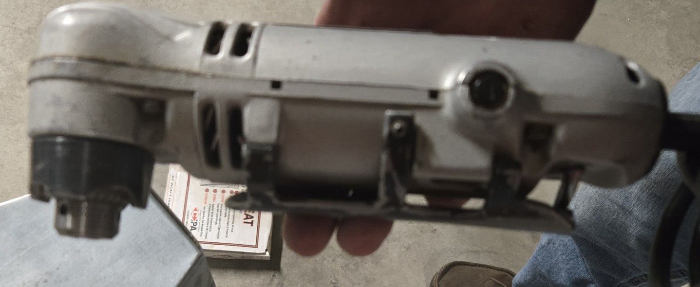 1/4 inch, right angle drill