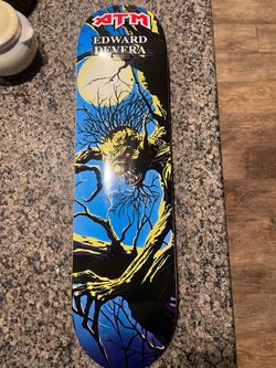 Early 2000’s ATM Skateboard Deck Edward Devera Iron Maiden