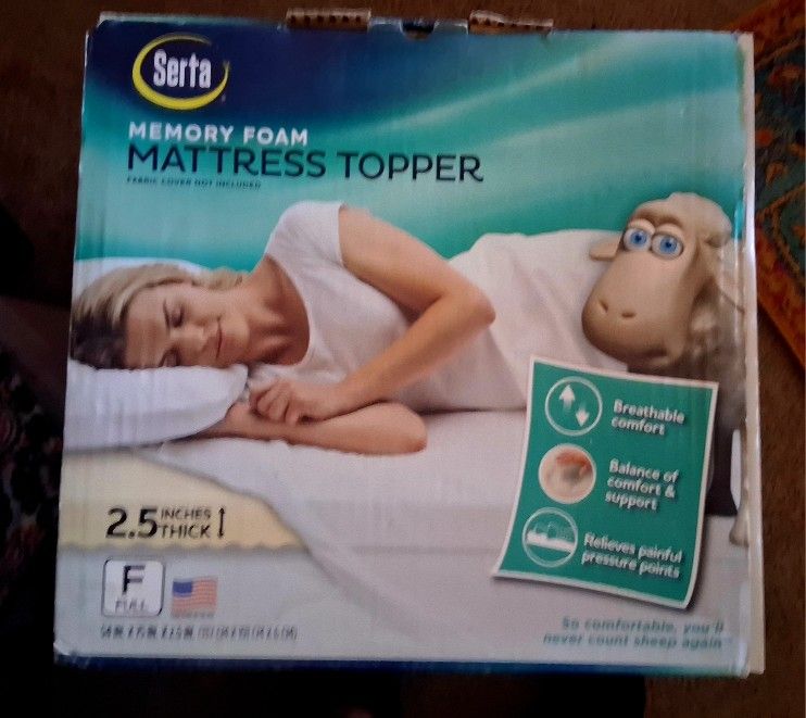 New Serta Pillow Top Mattress Full Size