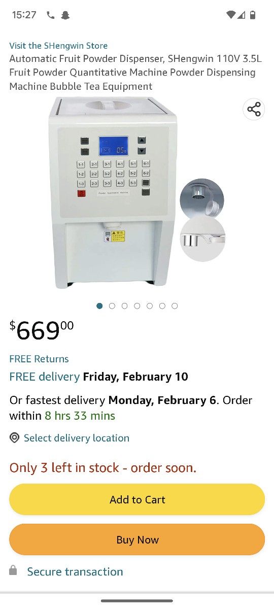 Shengwin Bubble Tea Maker