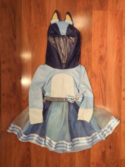 Bluey Costume Girls Size 5/6t