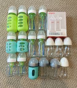 19 Baby Glass Bottles! Great Condition-most never been used!