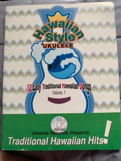 💰 BEST OFFER WILL BE ACCEPTED HAWAIIAN UKULELE SONGBOOK WITH CD 💿 HOW TO PLAY GUIDE 12 SONGS!