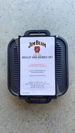 Jim Beam Skillet and Griddle Set