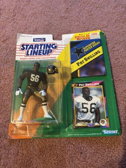 Starting Lineup Pat Swilling New Orleans Saints Action Figure. Kinda Rare