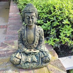 Buddha Statue Concrete 12" Tall