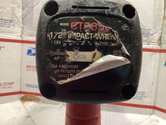 Great pre-owned Snap-on CT3850 18v 1/2” impact wrench w/rebuilt battery