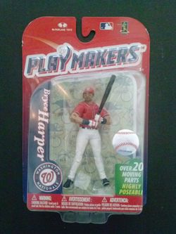 Bryce Harper MLB Washington Nationals Playmakers action figure