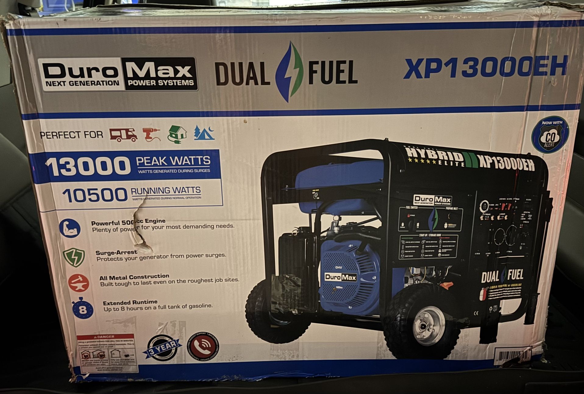Brand New 13,000 Watt Gas/Propane Generator DuroMax