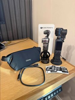 DJI Osmo Pocket 4 Camera With Accessories