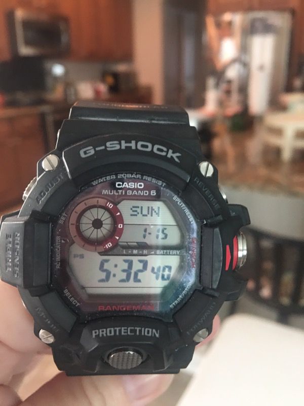 Casio G-Shock Rangeman 3410 Watch, men's-excellent condition