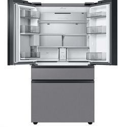 Bespoke 4-Door French Door Refrigerator (23 cu. ft.) with Beverage Center™ in Stainless Steel

