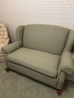 Rocking love seat