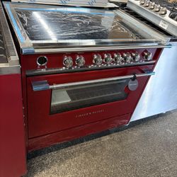 Fisher & Paykel Electric Induction Range Stove 36” Red