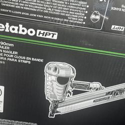 Metabo Hpt 3-1/2-In 30 -Degree Pneumatic Clip Head/Roundhead Framing Nailer