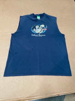 VTG Habana Banana Ensenada Baja Mexico Monkey Graphic Tank Top SZ L/XL Grunge