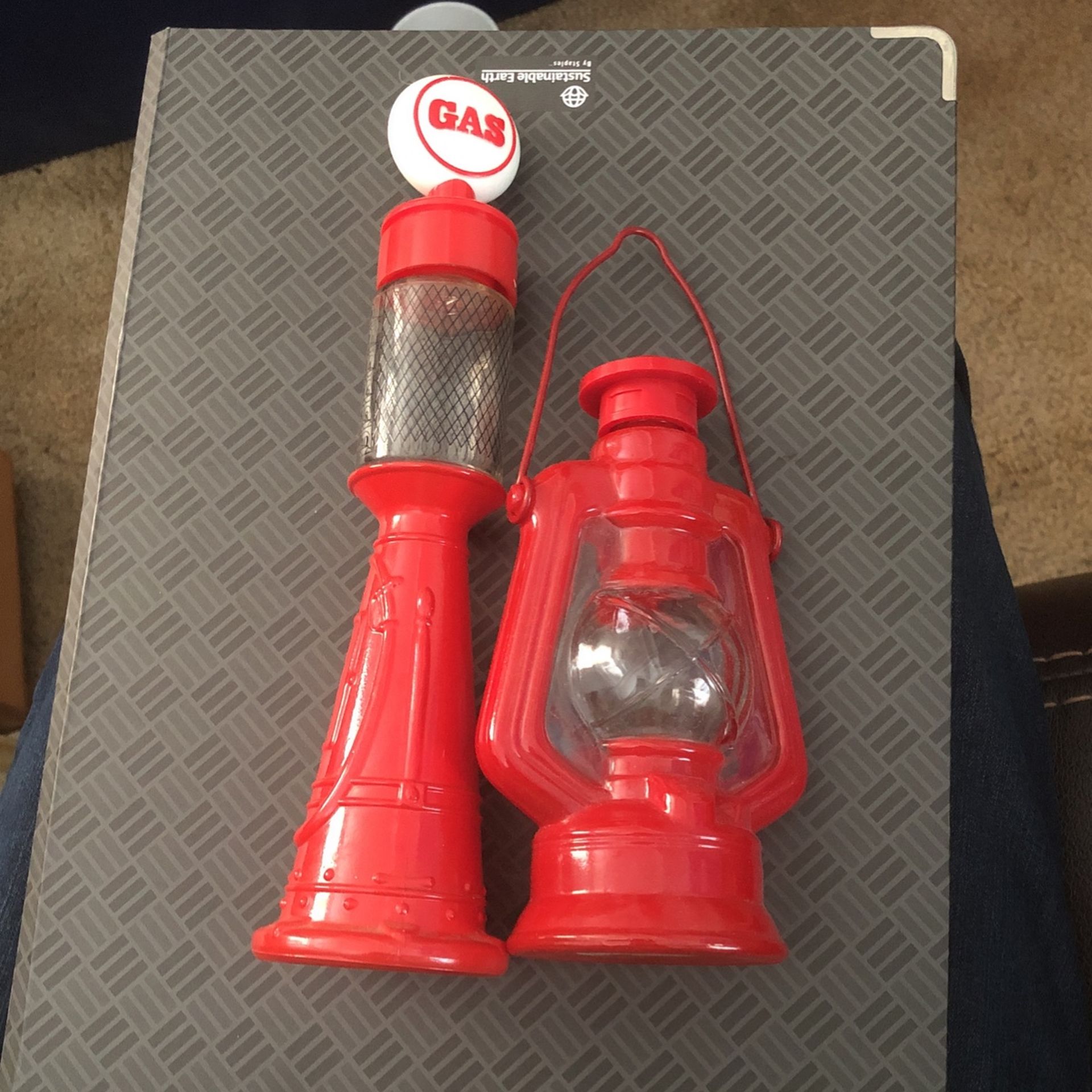 Avon Gas Pump(9.5”), Country Lantern Bottles