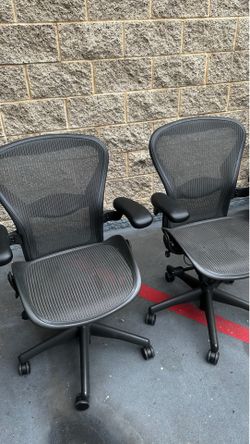 Used Herman Miller Aerons Size A, B, C, and Mineral