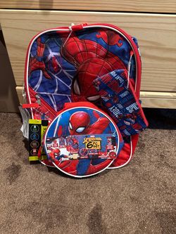 Marvel Spider-Man 6-Piece Backpack Set