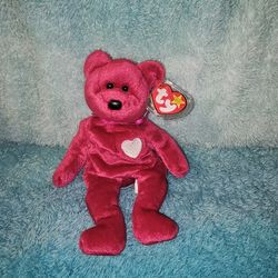 ❤️ Rare Ty Valentina the Red Bear Beanie Baby ❤️