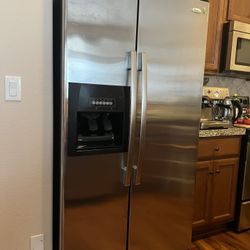 Whirlpool stainless steel side-by-side refrigerator