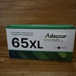 65XL for HP 65 Black Ink (2 Pack)