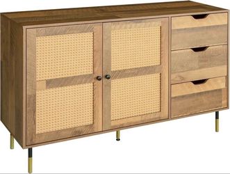 Rattan Sideboard with 2 Door &3 Drawers $79.99