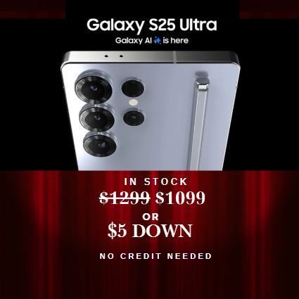 ๐ฅ Only $5 Down! Unlocked & Ready! ๐ฅ Samsung Galaxy S25 Ultra Smartphone