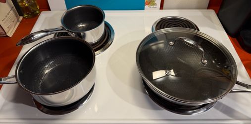 Hexclad Wok and Sauce Pots and Pans