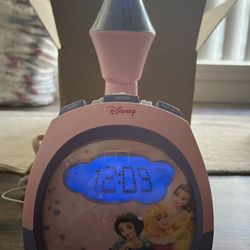Vintage Disney Princess Alarm Clock Radio 