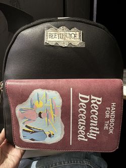 NEW BEETLEJUICW Hot Topic Backpack