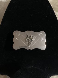 Vintage Cowboy Belt Buckle by Chambers Belt Co