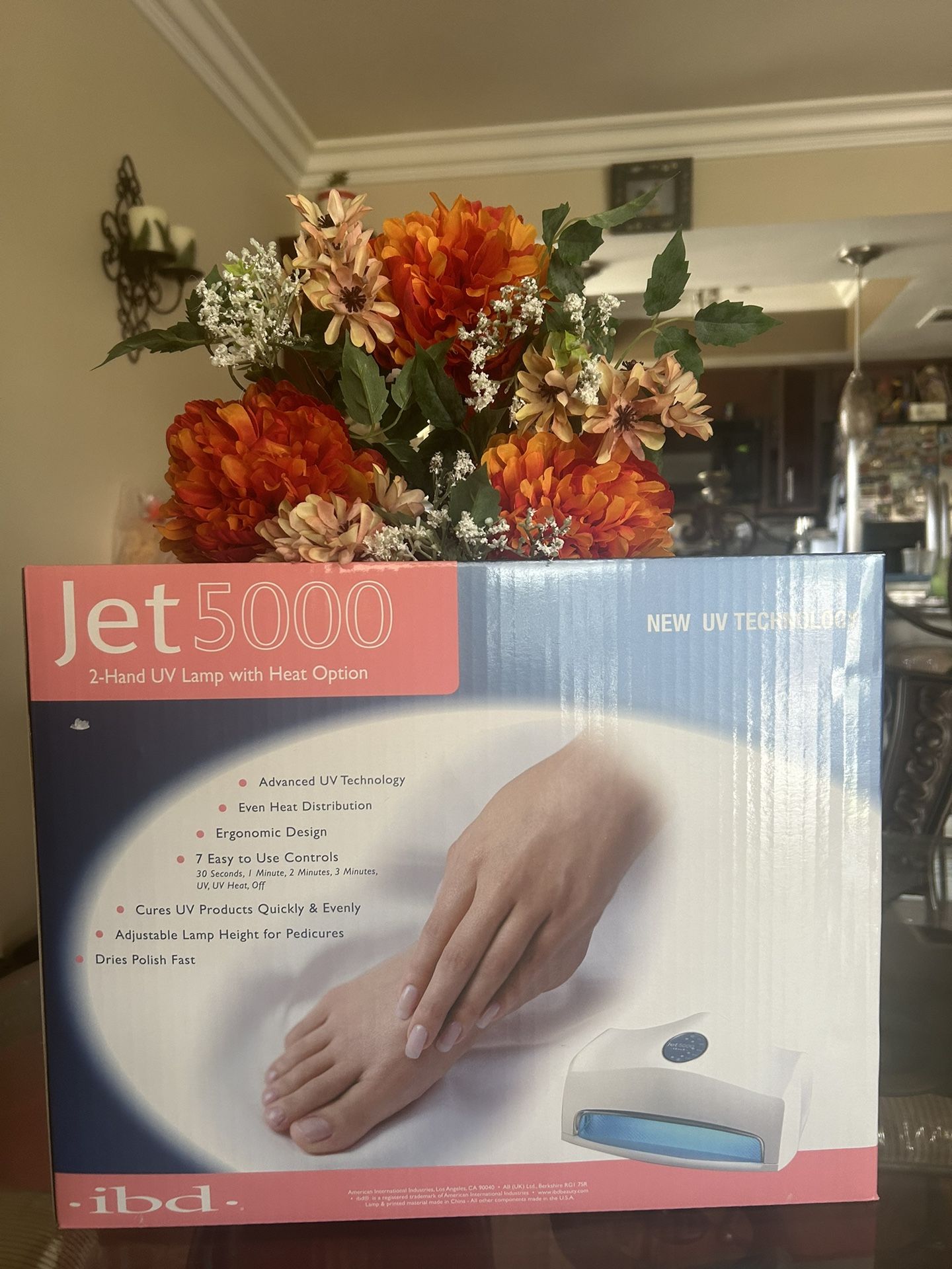 Jet 5000 2 Hand UV Lamp With Heat Option 