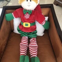 Giant Blond Boy Elf, Little Boy Elf, Baby Boy Elf & Reindeer, Clothes