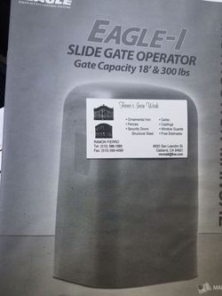 Operador puerta corredisa dos controles