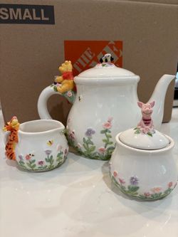 Winnie the Pooh Ceramic Tea Set - Vintage