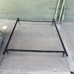 ADJUSTABLE METAL BED FRAME  FULL SIZE OR TWIN SIZE