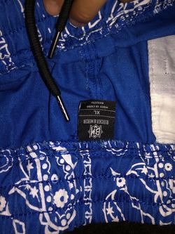 Blue Bandana Shorts Xl