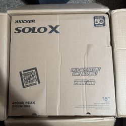L7 15 Solo X 2 Ohm Dual Voice Coil 4000 Watt Peak