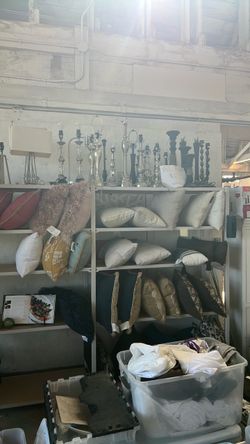 Lamps and pillows