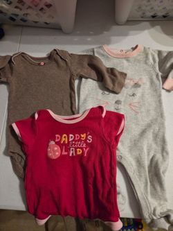 Baby Girl Onesie and Sleeper Lot NB-3