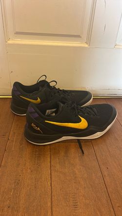 Nike Kobe Basketball Sneakers Black Gold Purple