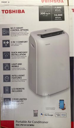 Toshiba Portable AC  7,000 to 10,000 BTU