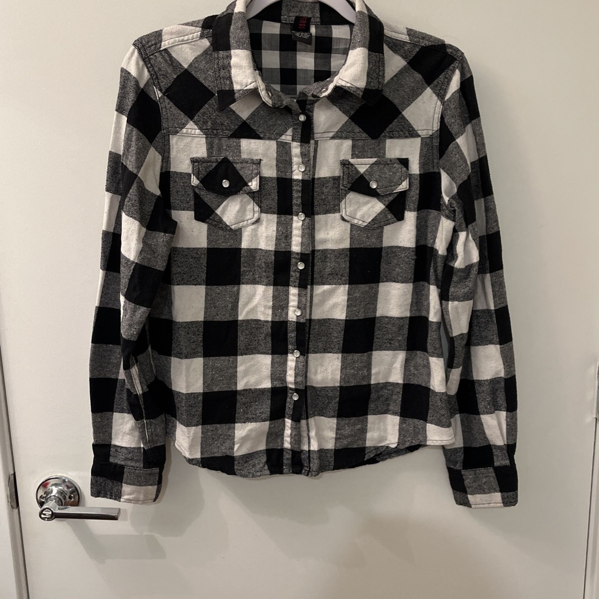 Dance Costume Plaid Shirt